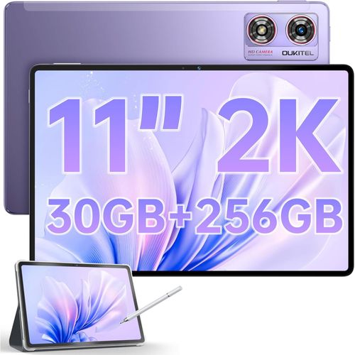 OUKITEL OT8 4G Tablette,Android13,30(6+24) Go+256Go Violet