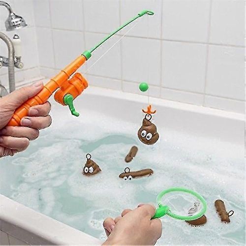 Jeu de pêche flottant pour le bain, avec 12 flotteurs amusants, pour les tout-petits