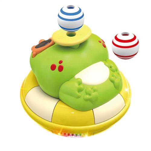 Balle électrique à souffler avec éclairage sonore, jouet animal interactif pour enfants d'âge préscolaire, jaune