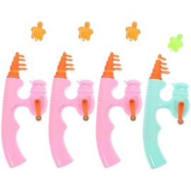 Canne À Pêche Fonctionnelle Pour Tout-Petits, Activités D'été, Plastique, 56 Cm, 4 Pièces