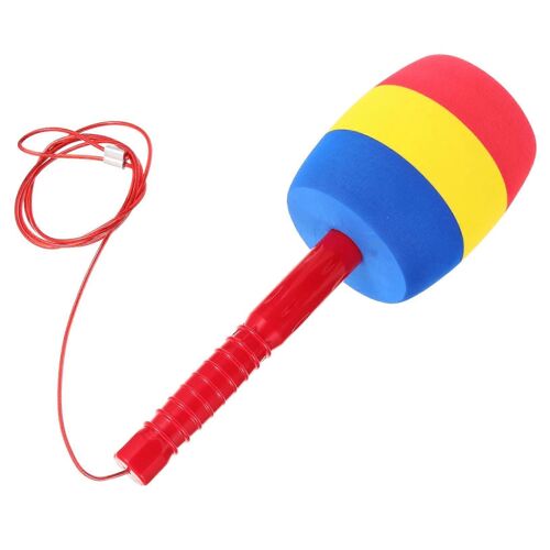Jouet amusant avec marteau en plastique coloré pour des jeux de frappe faciles à utiliser pendant des années. Stimule la créativité et la motricité.
