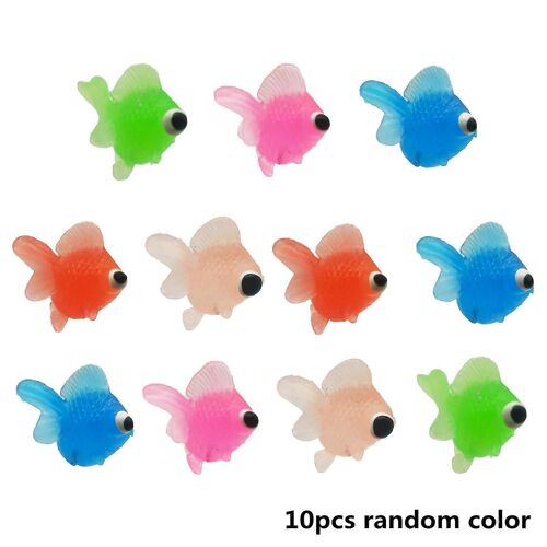 Simulation De Poisson Rouge, Animal Marin, Figurine De Poisson En Caoutchouc Souple, Mini Modèle De Poisson, Jouet Réaliste De La Vie Marine, Poisson Pour Décoration D'aquarium 10