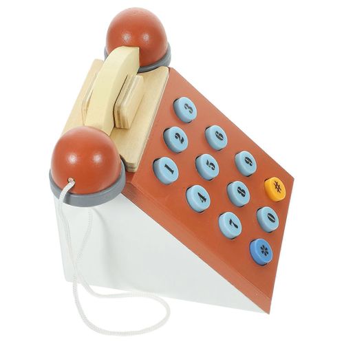 Jouet de simulation de téléphone rotatif pour enfants, jouet éducatif précoce pour tout-petits, interaction parent-enfant, multicolore, 6 9 × 5 9 × 5 8 pouces, 1 paquet