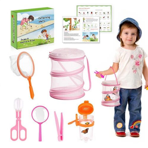 Filet Attrape-Mouches Pour Enfants, Jouet D'exploration De La Nature En Plein Air, Kit D'apprentissage Précoce Pour Filles