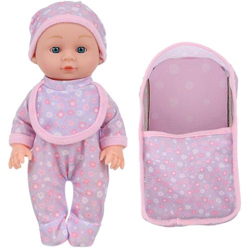 Figurine Reborn en vinyle souple de 25 cm pour enfants d'âge préscolaire, design réaliste, jouet de bain imaginatif pour les tout-petits