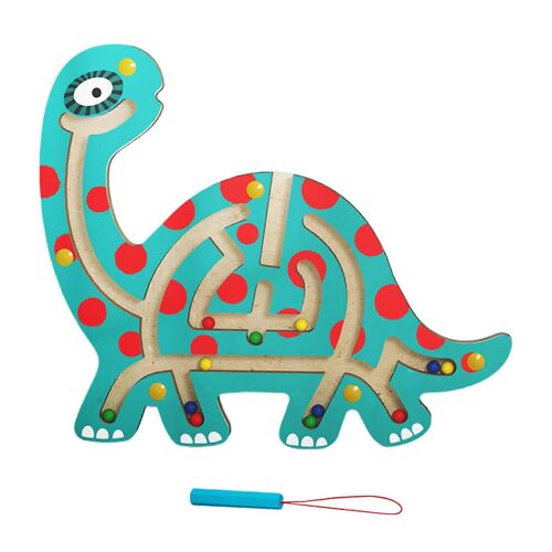 Labyrinthe magnétique pour enfants, jouet éducatif précoce, perles, cadeau pour la maternelle-Labyrinthe du Dragon Tonnerre