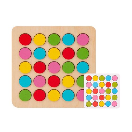 Jeu De Société En Bois, Tri Des Couleurs, Apprentissage Des Mathématiques Et Puzzle, Jouet De Motricité Fine, Cadeau Pour Enfants De 3 Ans Et Plus