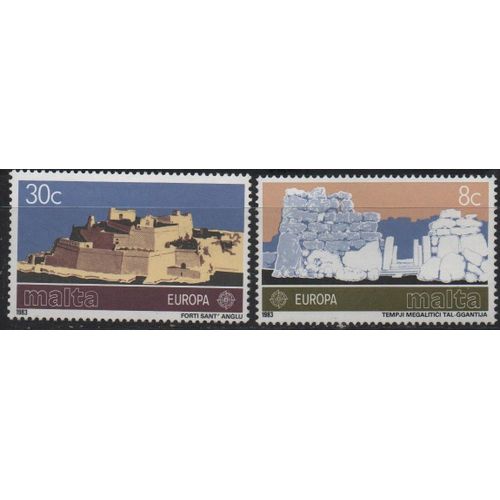 Malte Timbres Europa 1983