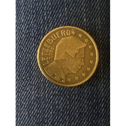 Pièce De Monnaie De 0,50 Centimes De Collection 2006 Luxembourg