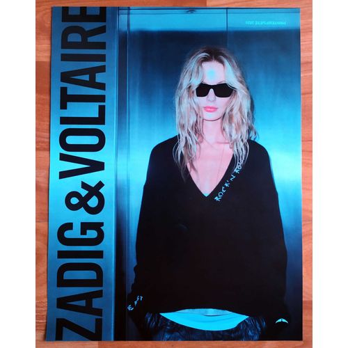 Publicité Papier - Lunettes Zadig & Voltaire De 2025, Nastaja Madsen Mannequin