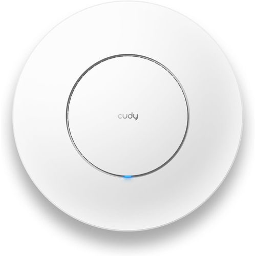 Cudy BE11000 Point d'accès sans fil Wi-Fi 7 tri-bande, 1 port SFP+ de 10 Go, PoE-in 2,5 G, contrôle et maillage par application Cudy AP11000, alimentation PoE/DC, AP11000