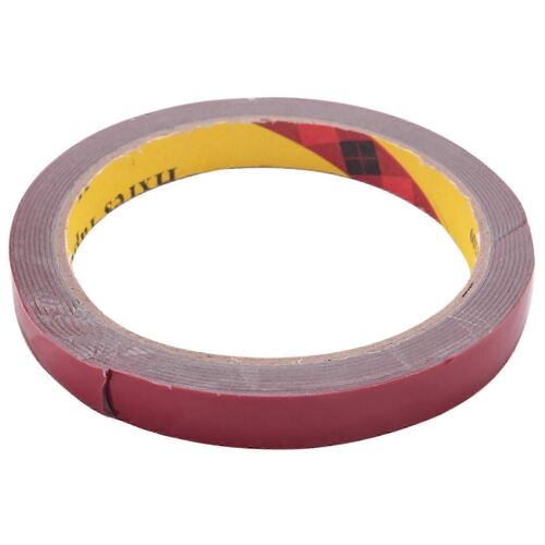 Rouleau De Ruban Adhésif En Mousse Super Collant Permanent Double Face Fort Pour Voiture De Véhicule,Rouge 12mm *