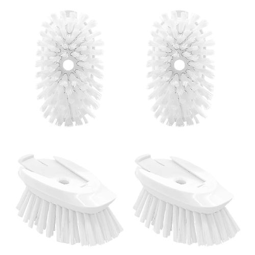 Lot de 4 recharges pour têtes de brosse à vaisselle OXO - Remplacement durable