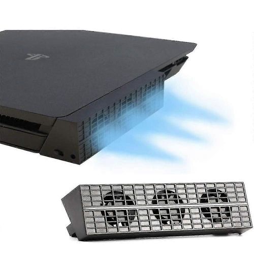 Ps4 Slim Turbo Ventilateur De Refroidissement Externe Usb Refroidisseur Capteur De Température Automatique Radiateur Contrôlé Chaleur Échappement Compatible Avec Playstation 4 Sl