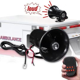 Kit système d'alarme de voiture, haut parleur portable, mégaphone, système de micro, 12V, 6 sons, sirène, klaxon, PA, pour l'extérieur, décoration de pièces de voiture personnelles