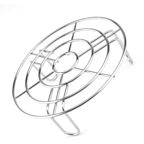 Support à Vapeur en Acier Inoxydable,Ronde Support de Cuisson Grille de Cuisson Grille Refroidissement de Cuisson Support pour Cuiseur Vapeur Accessoires pour friteuse,étuve,Four à Micro-Ondes