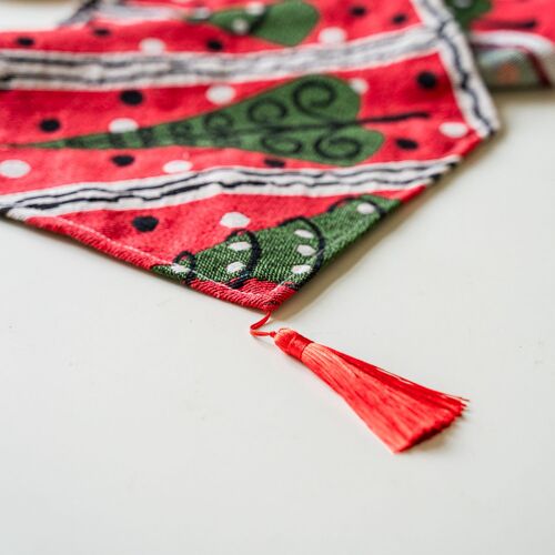 Chemin De Table De Noël En Coton Et Lin 35 X 182,9 Cm De Long Buffalo Plaid Rouge À Carreaux Arbre De Noël Wapiti Antidérapant Rectangle Table Réglage Nouvel An Hiver Vacances Dîner Maison Décor Rusti