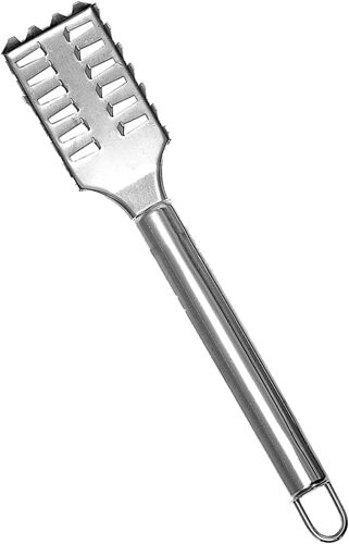1 Piece Steel Round Pipe Handle Fish Scaler Fish Scaler Creative Kitchen Scraping Fish Scaling Gadgets Fish Peeler, Pickled Fish, Cured Fish, De-Scaled Fish, Pickled Fish Set