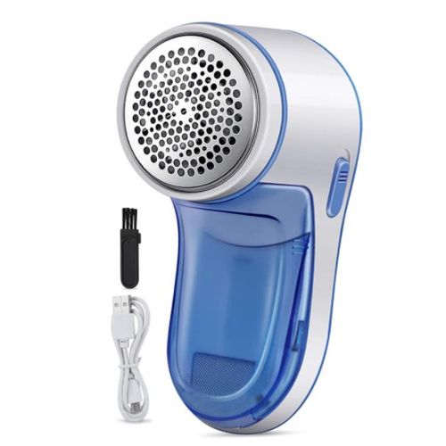 Rasoir Anti Bouloche,Anti Bouloche Vetement de USB Rechargeable Portable,Tissu Pull Laine Tondeuse à Textile pour pour Chandails/Vêtements/Rideaux/Tapis Bleu