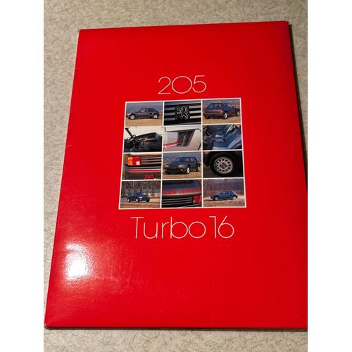 Revue  Technique 205 Turbo 16