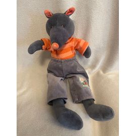 Doudou moulin roty loup gris la grande famille lobo lupo Wolf 