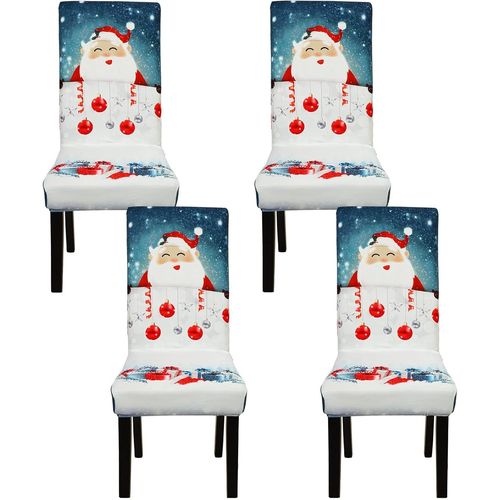 Housses De Chaise De Salle À Manger Universelles En Polyester Extensible Et Élasthanne, Lavables, Pour La Maison, Les Vacances, Les Mariages Et Les Hôtels