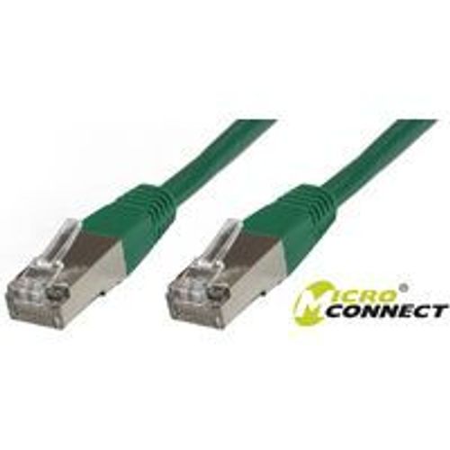 MicroConnect - Câble réseau - RJ-45 (M) pour RJ-45 (M) - 50 cm - Paire torsadée blindée (SSTP) - CAT 6 - sans halogène, bloqué - vert