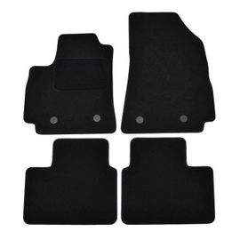 Tapis De Sol Noir Velours Sur Mesure Pour Renault Arkana Depuis 2020, 4pcs, Ajustement Précis, Renforcée Dans La Zone De La Pédale