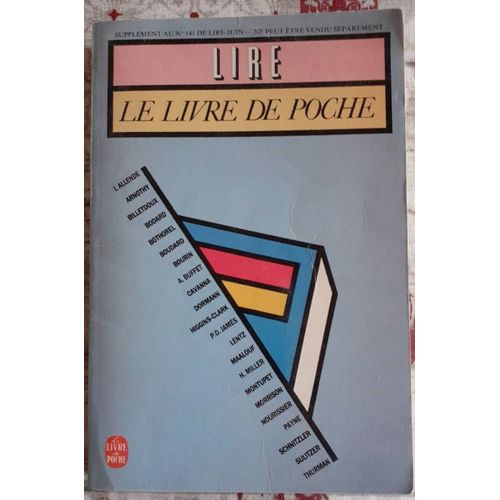 Lire- Le Livre De Poche - Supplément N°141