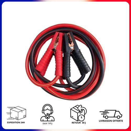 Câbles Démarrage 4m Qualité Pro Démarrage Instantané Sécurité Maximale