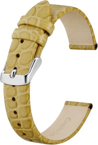 Bracelets De Montre En Cuir, Bandes De Remplacement Souples Avec Boucle Polie, 10mm 12mm 14mm 16mm 18mm 19mm 20mm