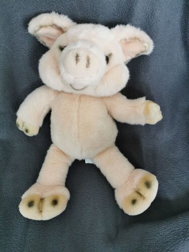 Peluche Doudou Cochon Rose Nicotoy Billes
