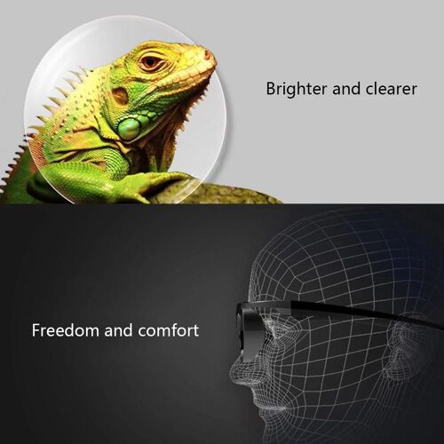 Lunettes 3D DLP Link actives compatibles avec les lunettes de projection Optama/ Acer/ BenQ/ ViewSonic
