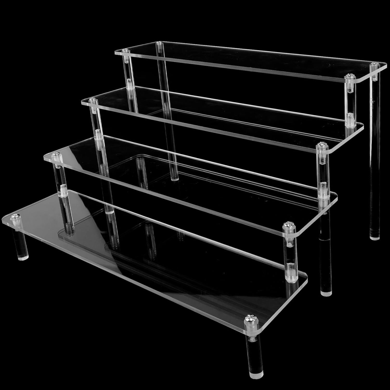 Présentoir En Acrylique, Étagère à Niveaux Pour Vitrine à Chaussures