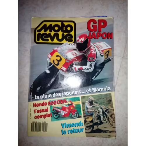 Moto Revue 2793 De 1987 Bertin,Honda Cbr600f,Kawasaki 1000 Rx,Yamaha 1200 Vmax,