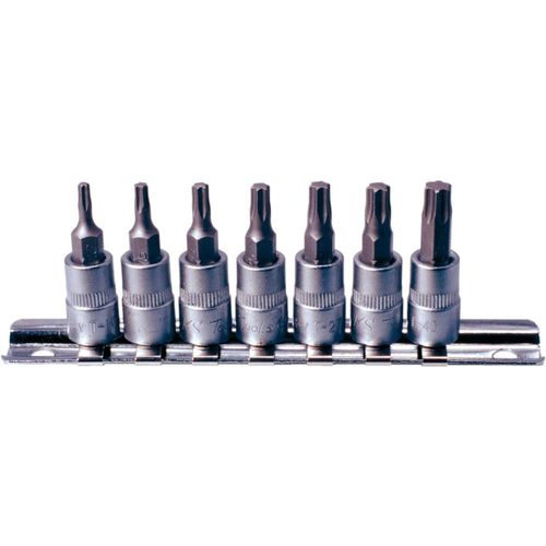 KAL-911.1458 Jeu De Douilles Tournevis 1/4" Torx 7 Pièces