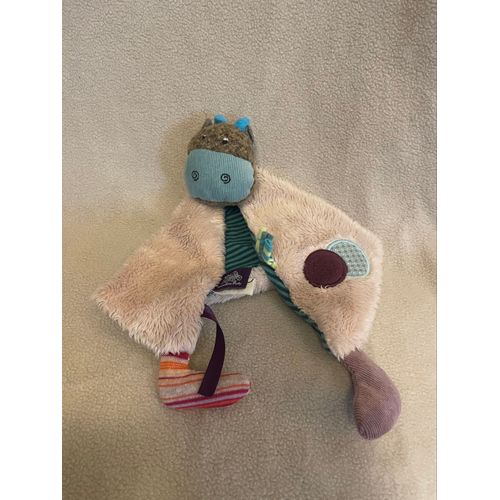 Doudou peluche moulin Roty hippopotame les jolis pas beaux