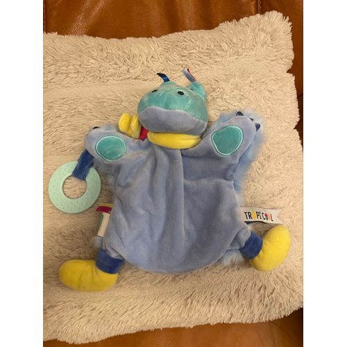 Doudou et compagnie crocodile tropicool eurêka kids cocodrilo peluche marionnette marioneta 