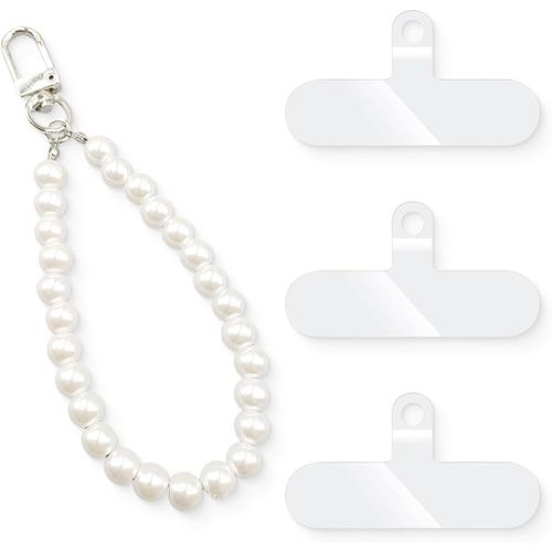 Chaîne De Téléphone Portable Universelle, Sangle De Téléphone Portable, Compatible Avec N'importe Quel Téléphone Portable, Smartphone Et Bijoux De Telephone Avec 3 Onglet D'attache