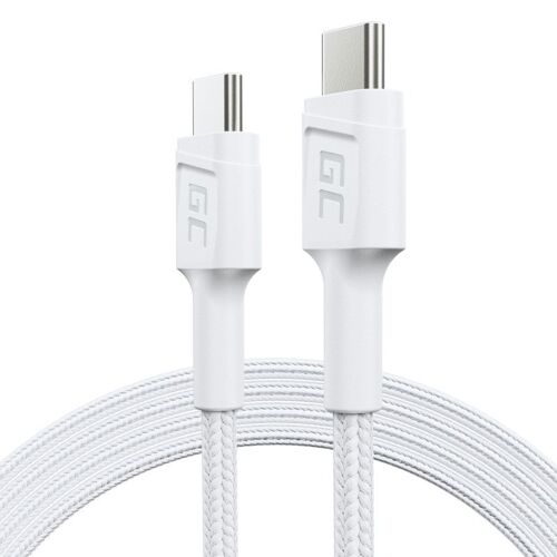 Green Cell KABGC30W câble USB USB 3.2 Gen 1 (3.1 Gen 1) 1,2 m USB C Blanc