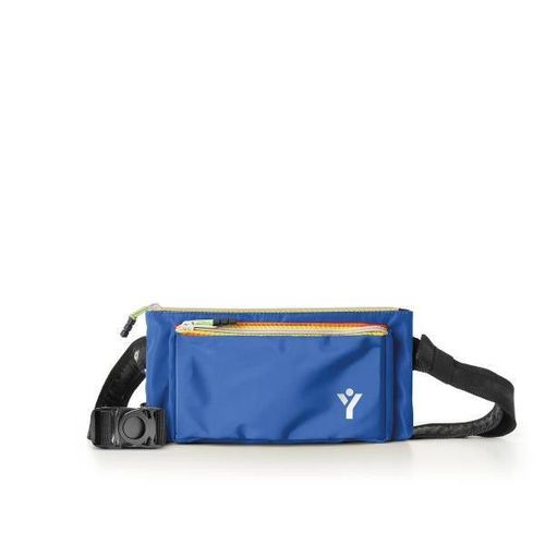 In Tempo Marsupio Ready Dynamo Buddy Blu Nylon Balistico 2 Scomparti Con Spallaccio