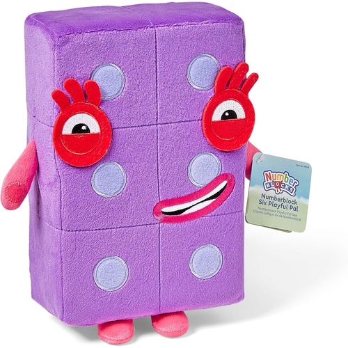 Lernressourcen Numberblock Six Playful Pal Weiches Plüschtier