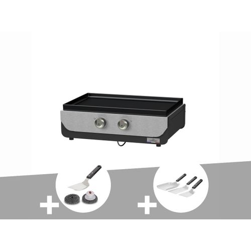 Plancha ORIGINAL Electrique 260 Duo + Kit de nettoyage + Kit 3 spatules - Le Marquier