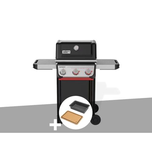 Barbecue à gaz Spirit E-325 + Bac et planche à découper Weber Works - Weber