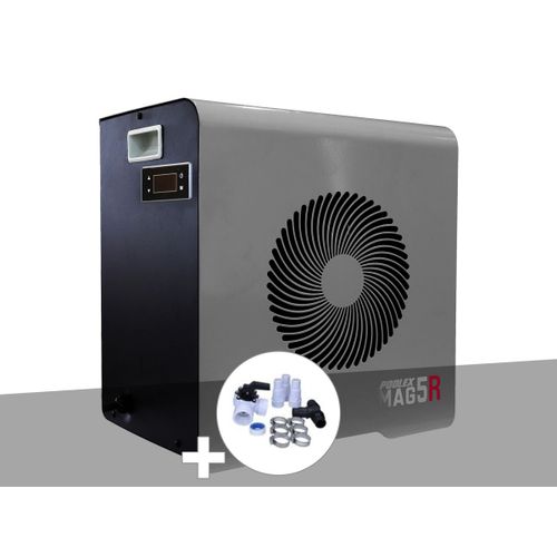 Pompe à chaleur 5 kW Mag R Poolex + Kit by-pass Ø 32/38 mm