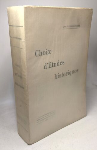 Choix D'études Historiques