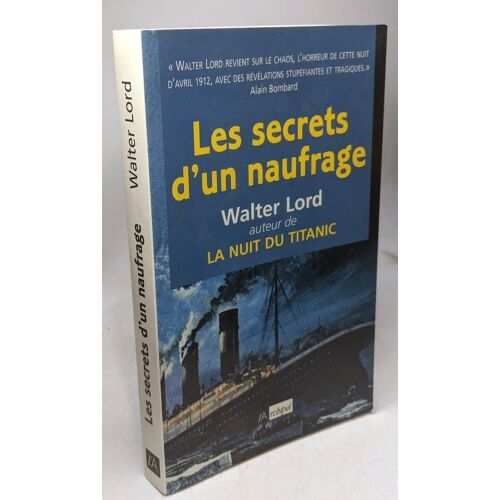 Les Secrets D'un Naufrage