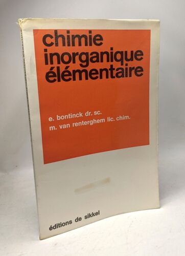 Chimie Inorganique Élémentaire