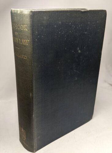 A Text-Book Of Roman Law From Augustus To Justinian - Second Edition