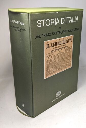 Storia D'italia. Dal Primo Settecento All'unità (Vol. 3) (Grandi Opere)